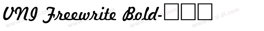 VNI Freewrite Bold字体转换